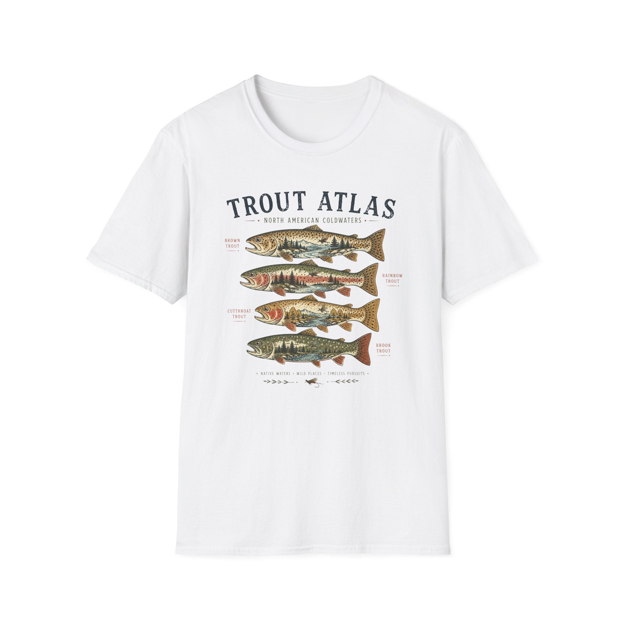 Colorful Trout Atlas Shirt