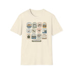 Vintage Trout Fishing Stickers Shirt