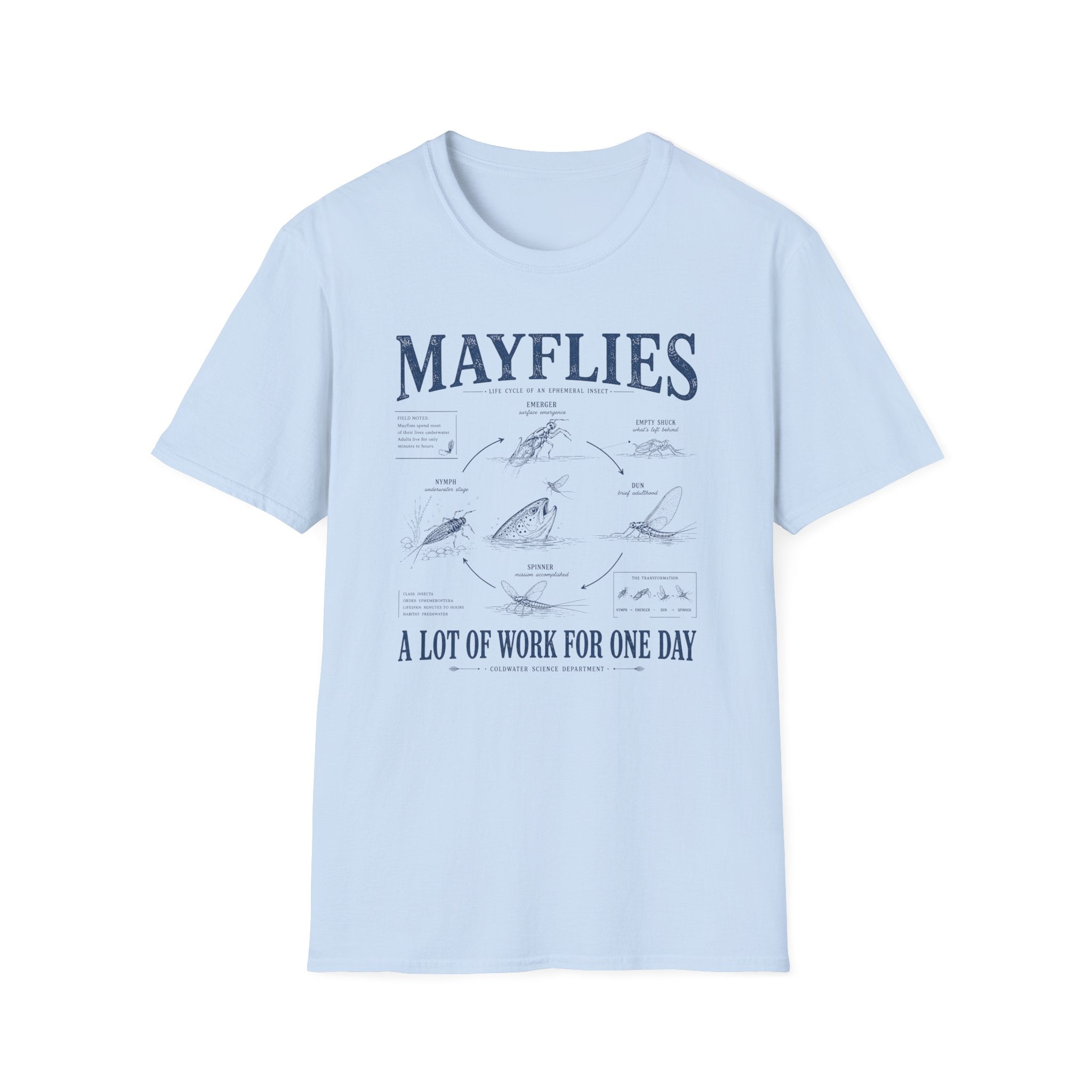 Mayflies Life Cycle Shirt