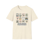 Vintage Trout Food Stickers Shirt
