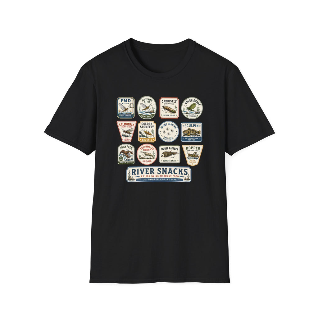Vintage Trout Food Stickers Shirt