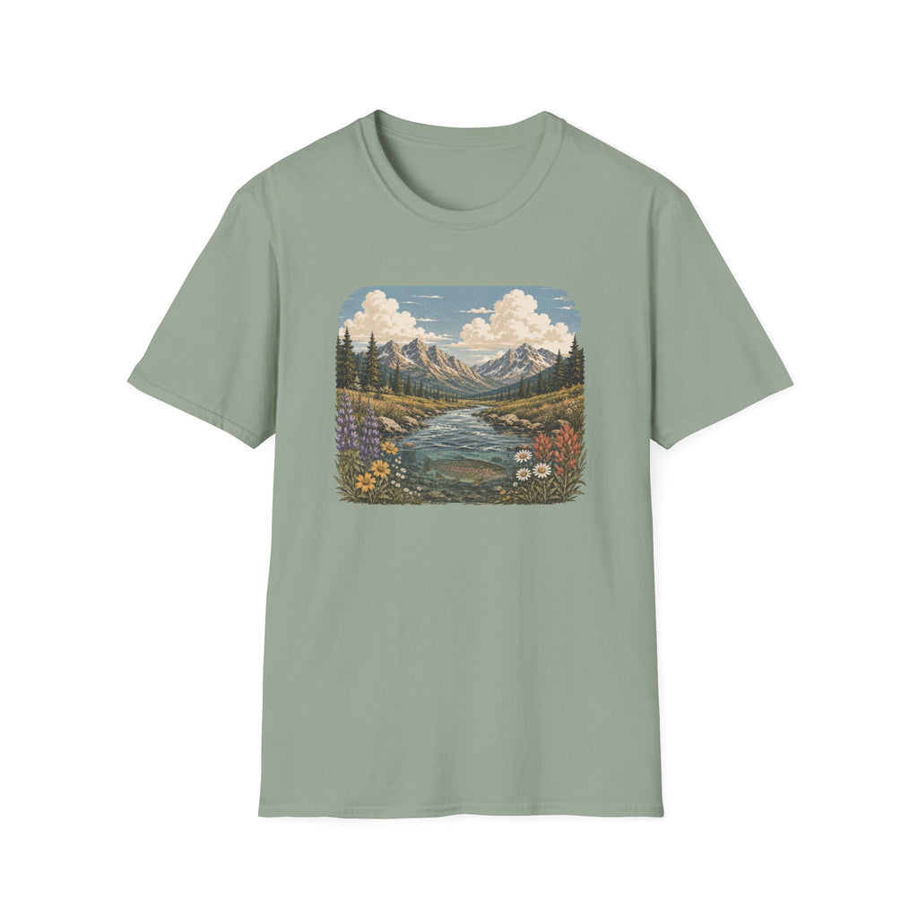Nostalgic Mountain River Shirt