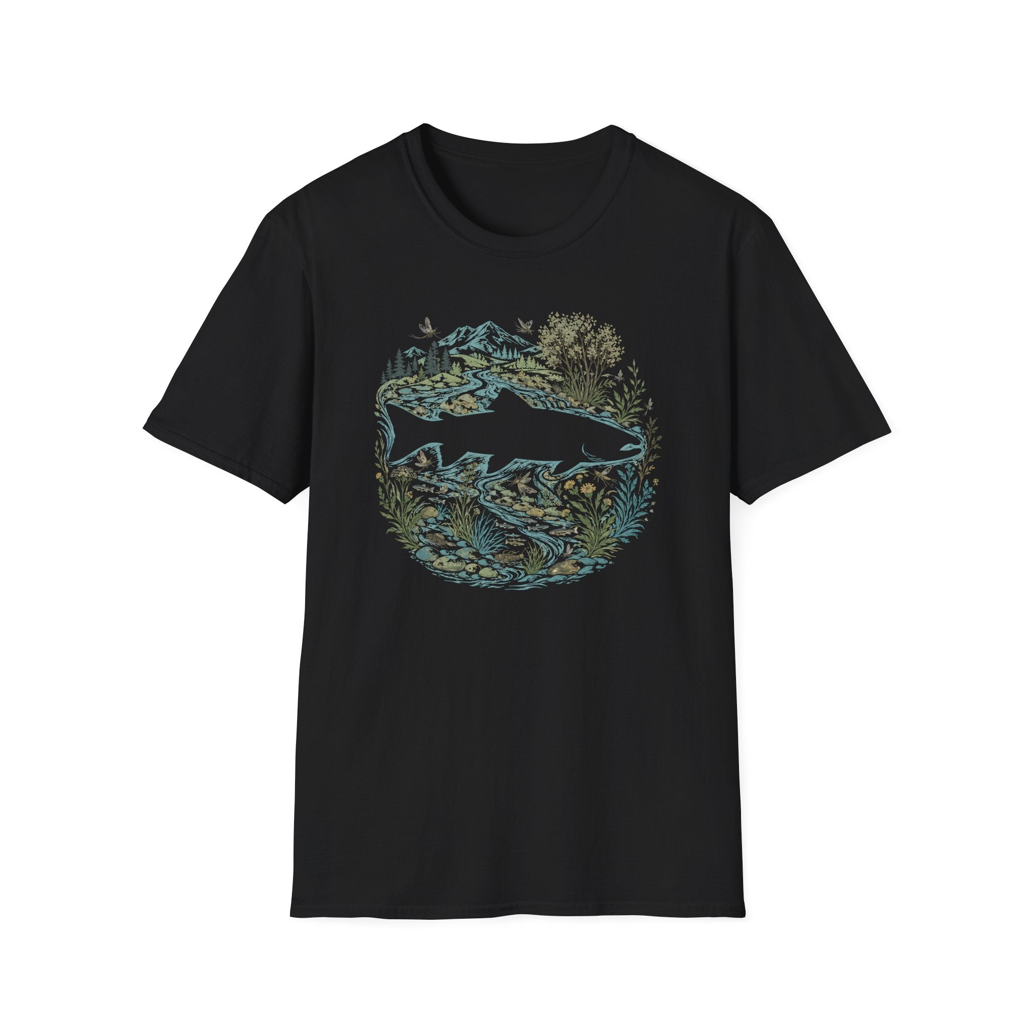 Trout Ecosystem Silhouette Shirt