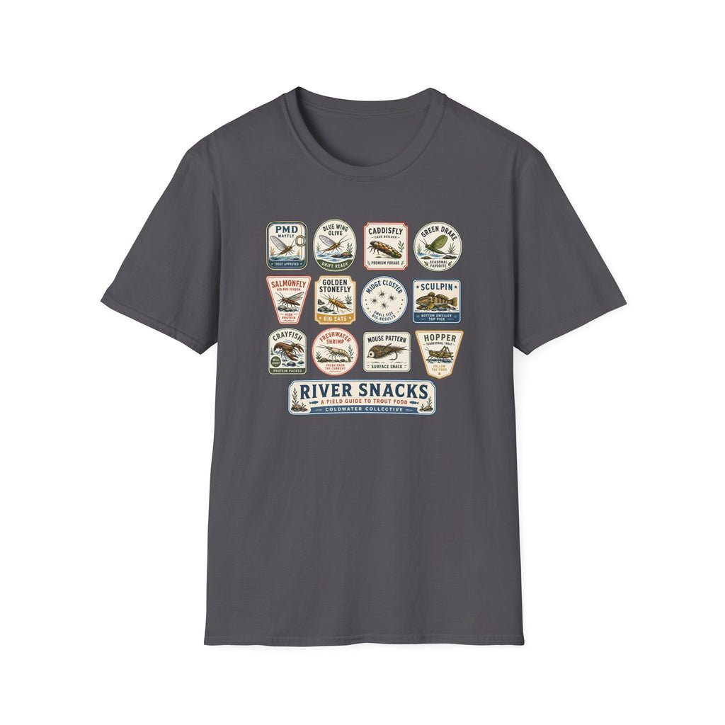 Vintage Trout Food Stickers Shirt