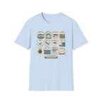 Vintage Trout Fishing Stickers Shirt