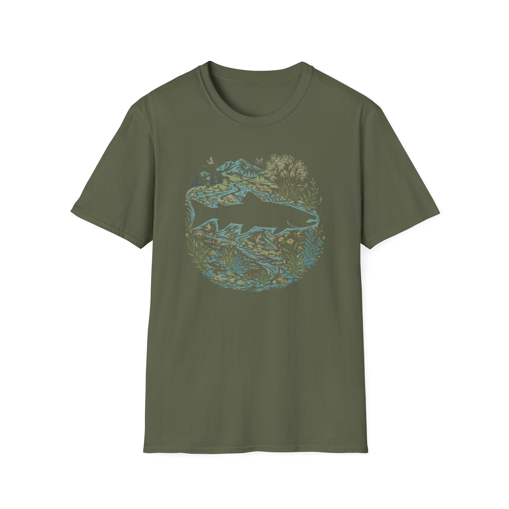 Trout Ecosystem Silhouette Shirt