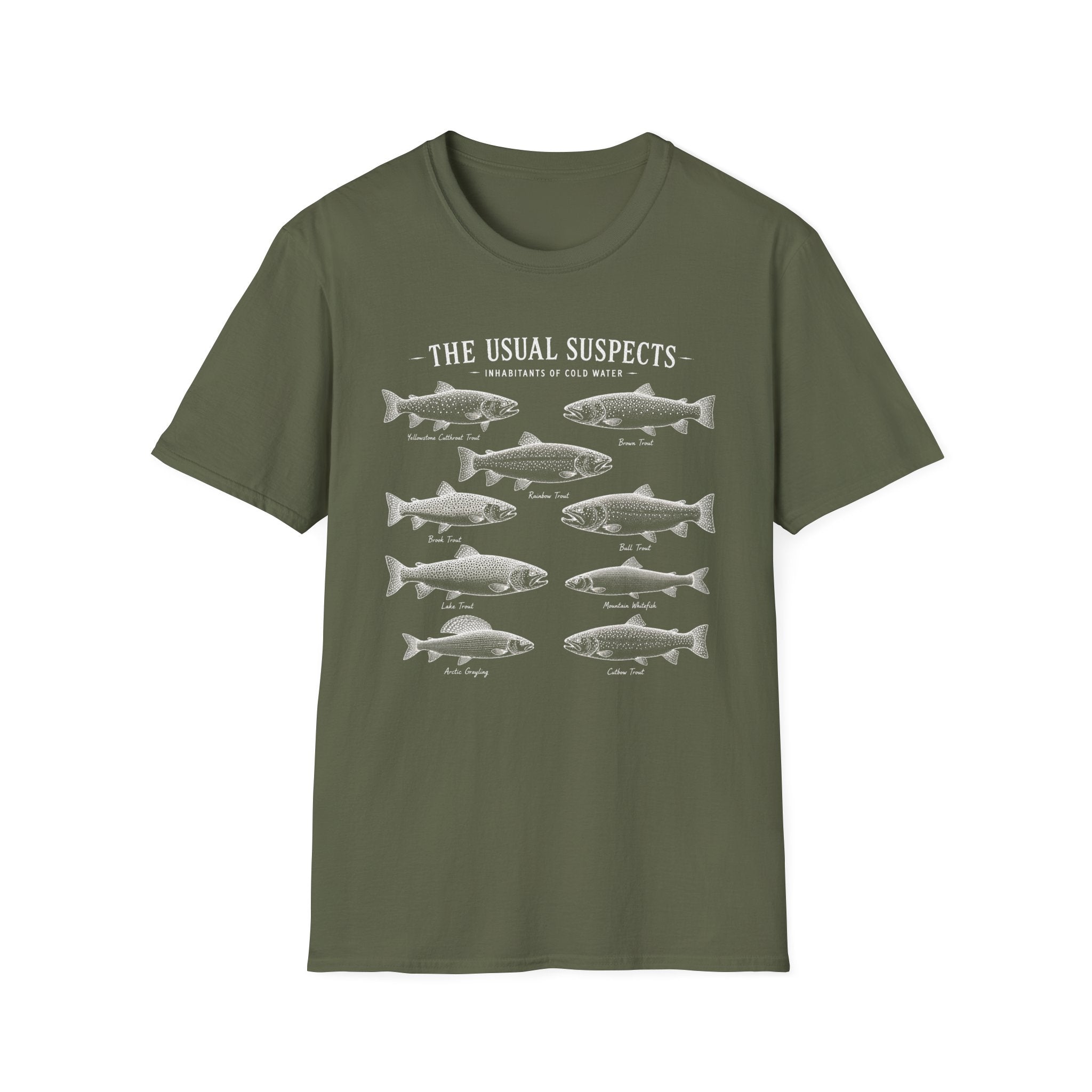 The Usual Suspects Trout Shirt