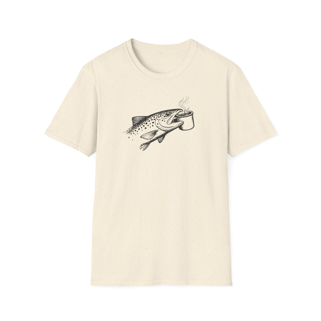 Trout Carrying Coffee Shirt