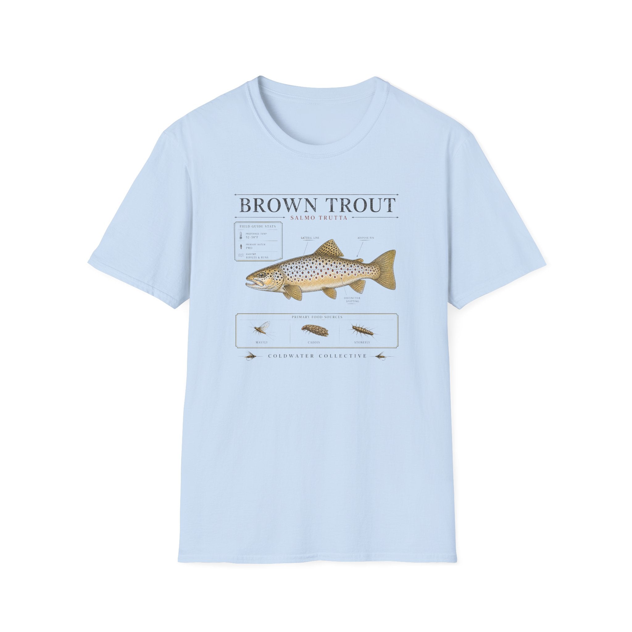 Brown Trout Species Plate Shirt