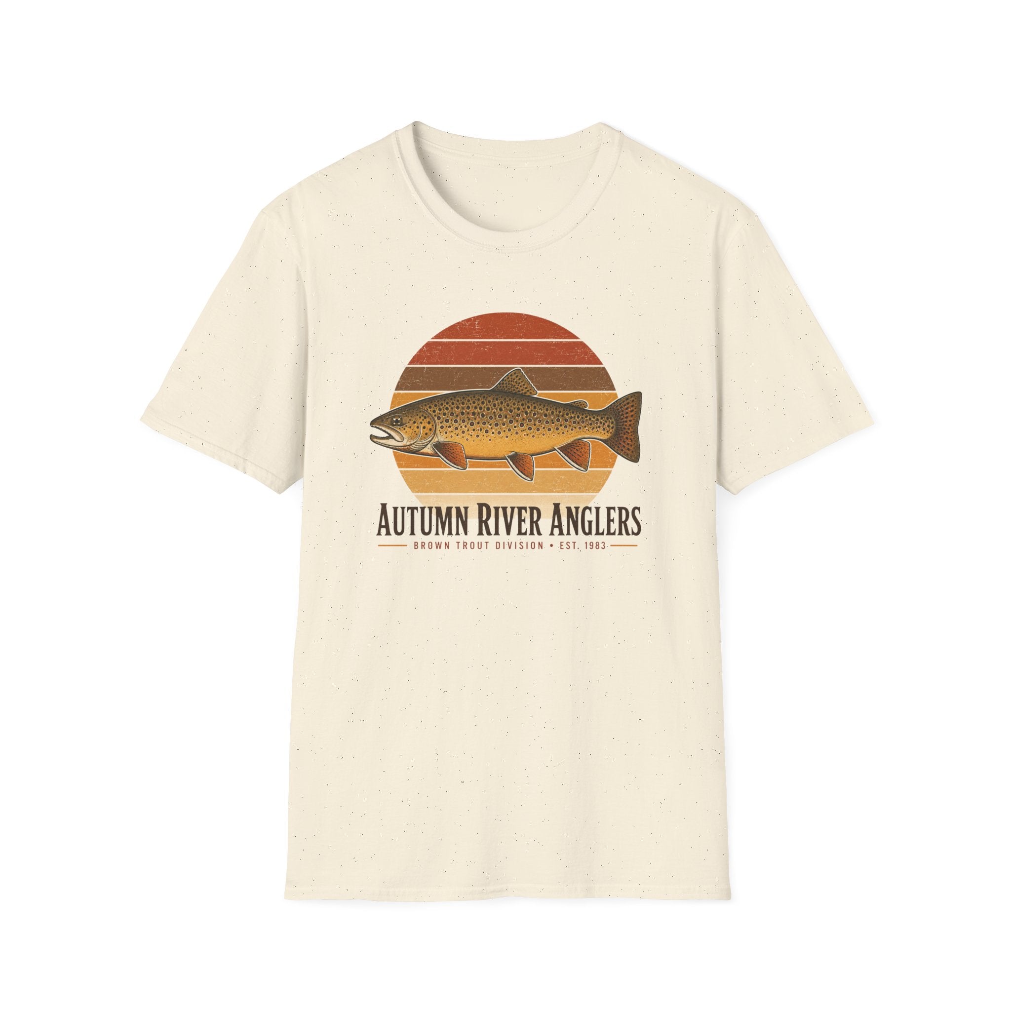 Autumn River Retro Sunset Shirt